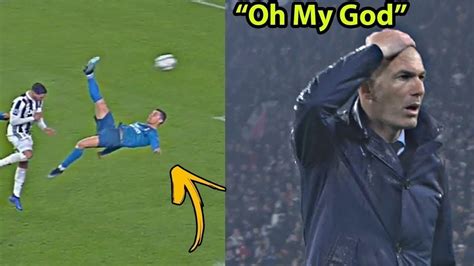 zidane reaction to ronaldo goal